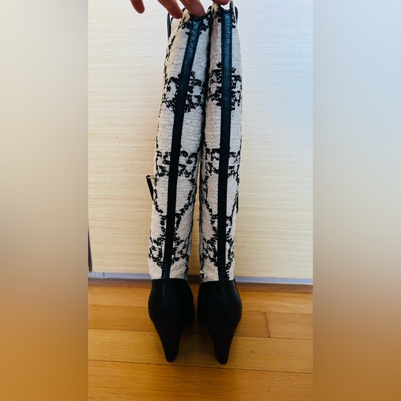 Gucci Zumi Tweed Boots size 5.5 - Picture 4 of 6